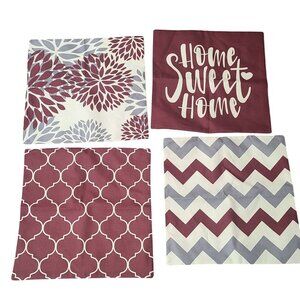 Throw Pillow Covers  Set of 4 Corrdinating covers